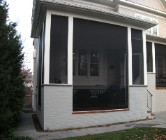 Screen Porch with Large Opening - Spartan Screen